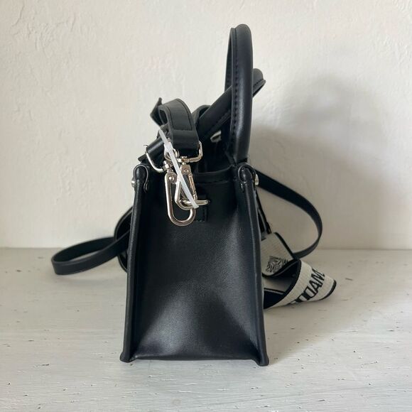 Steve Madden BNIKO-D Denim Tote Crossbody Bag - Blue/Black - NEW!! - Picture 7 of 15